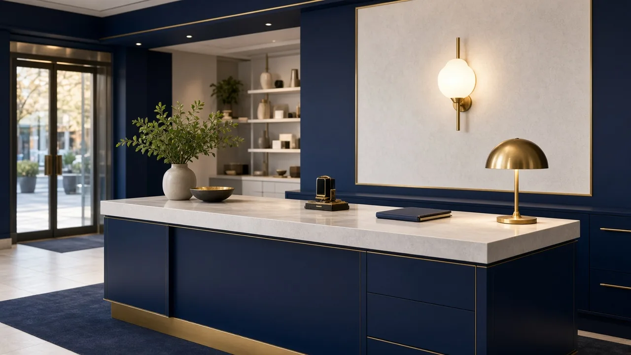 A storefront desk prepared for the daily work described in AI strategies that save a small business owner time each week